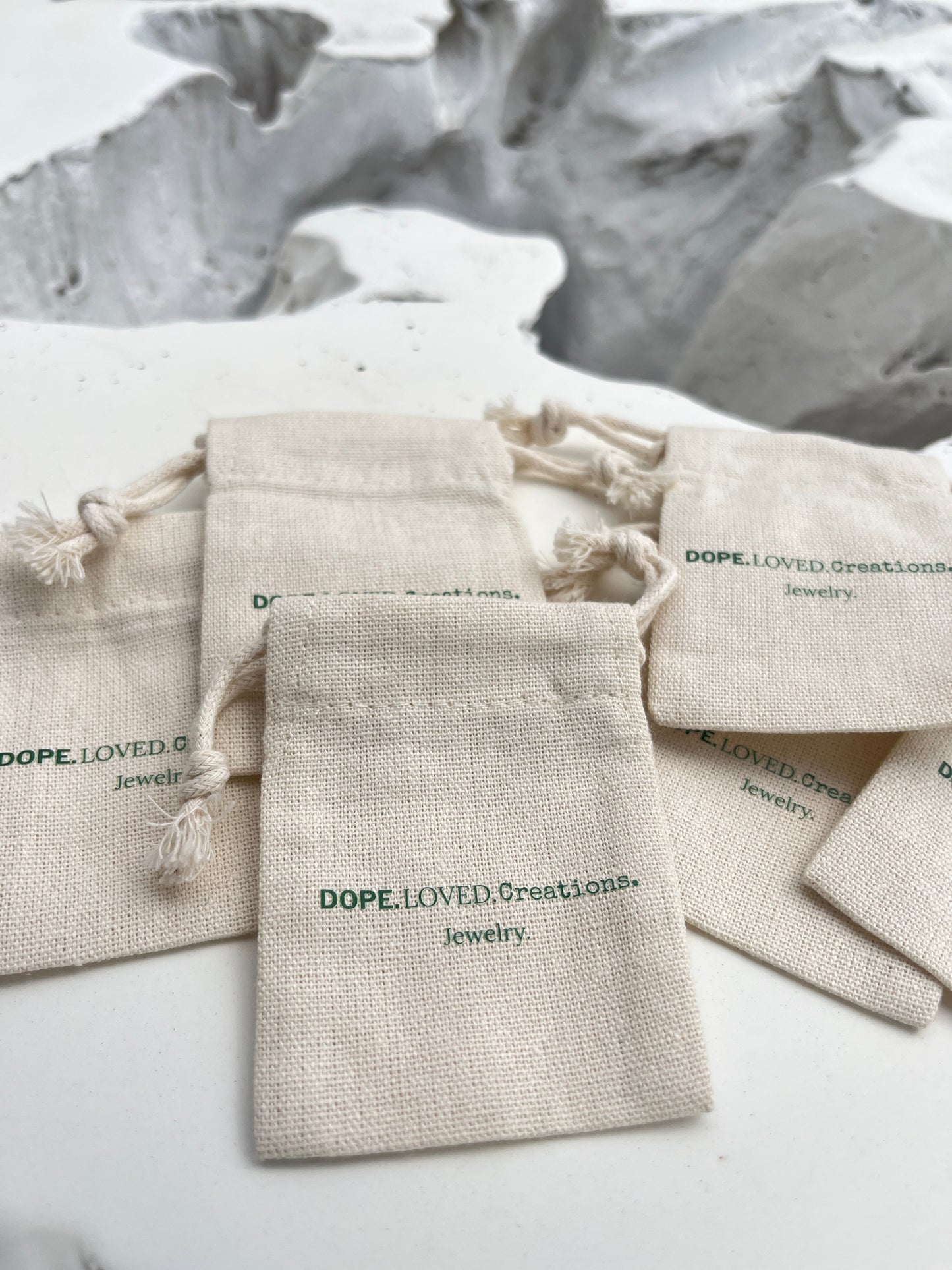 DOPE N LOVED 18K GOLD DROP EARRINGS